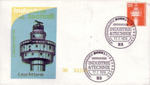 German FDC Sc.# 346 Old Weser Lighthouse L346