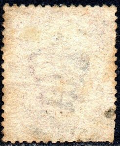 1876 Sg 43 1d Rosa-Rot' Gf 'Platte 194 Mit 379 Charlton Duplex Stempel Gute Used