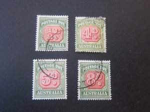 Australia 1946 Sc J71,76-7,79 FU