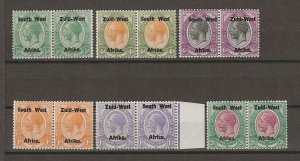 SOUTH WEST AFRICA 1923 SG 1d/9a MINT Cat £423