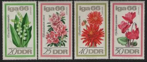 DDR   841-844   MNH SET  FLOWERS