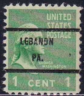 Precancel - Lebanon, PA PSS 804-71 - Bureau issue