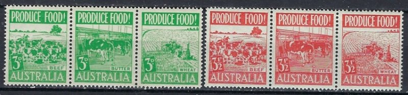 Australia 252a-255a MNH 1956 set (ak2025)