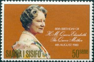 Samoa 1980 SG572 50s Queen Mother birthday MNH