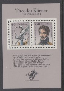 Germany 1685 Souvenir Sheet MNH VF