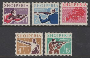 ALBANIA  809-813,MNH