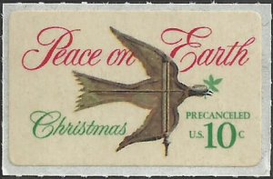 # 1552 Mint Never Hinged ( MNH ) CHRISTMAS DOVE AND WEATHER VANE SELF STICK