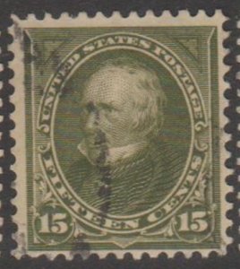 U.S. Scott #284 Clay Stamp - Used Single