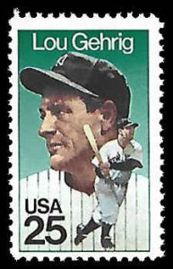 PCBstamps   US #2417 25c Lou Gehrig, MNH, (17)