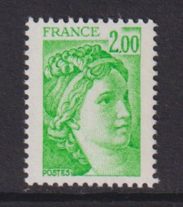 France  #1575  MNH  1978   Sabine  2fr