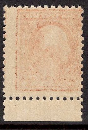 US Stamp #503 Margin Tab 4c Washington MINT NH SCV $19