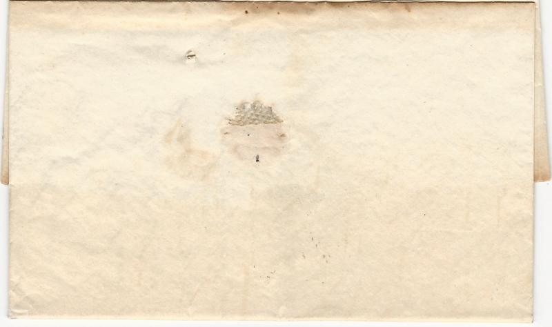 Great Britain, 1852 Stampless Cover, with Letter, To Kingston, MA, Rare Markings