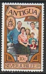 1977 Antigua - Sc 459 - MH VF - 1 single - Royal Family