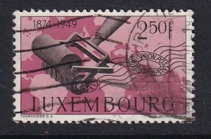Luxembourg   #262 used 1949  UPU anniversary  2.50fr