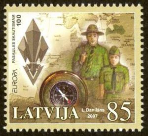 Latvia Sc# 677 MNH 2007 Europa