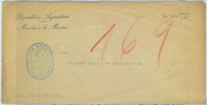 84244 -  ARGENTINA - POSTAL HISTORY - OFFICIAL MAIL from MINISTRY of NAVY 1951