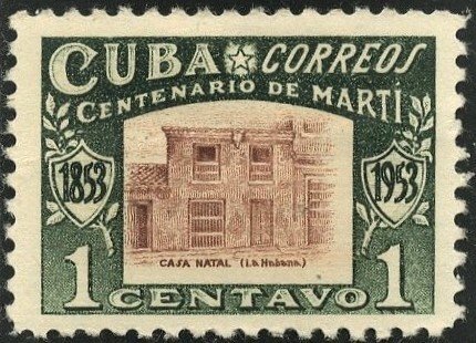 CUBA, #500 - UNUSED MINT HINGED - 1953 - CUBA1466