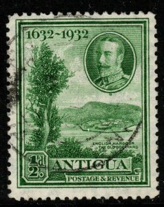ANTIGUA SG81 1932 ½d GREEN FINE USED