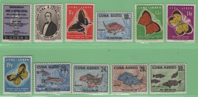 $Cuba Sc#608-609, C185-C191, E26-E27 M/NH/VF, complete set, Cv. $87.50