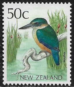 New Zealand #925 MNH Stamp - Kingfisher - Bird
