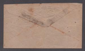 **CSA Cover, SC# 12 Tied by Black CDS, Richmond, VA 10/31/1863,4