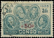 BELGIAN CONGO   #B22 USED (2)