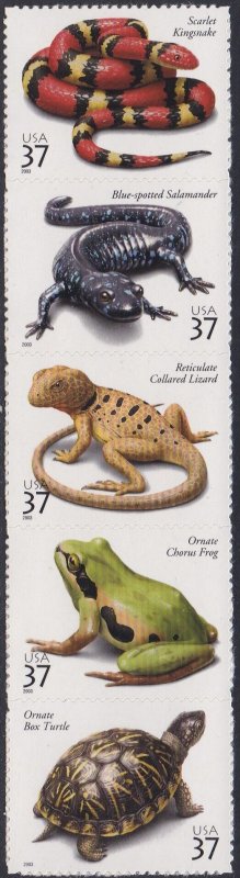 3818a Reptiles And Amphibians MNH