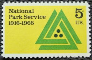 US #1314 MNH Single, National Park Service, SCV $.25 L12