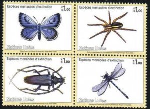 United Nations-Geneva Stamp 496-499  - Endangered species