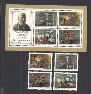 SOUTH AFRICA SC# 648-51a  FVF/MLH  1985