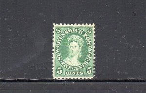 NEW BRUNSWICK #8 1860 5c QUEEN VICTORIA MINT VF NH NG