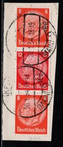 Germany Scott # 404 (2), 406, used, opp, se-tenant, Mi# S113