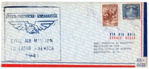 Inter-American Escadrille Air Mission El Salvador to Franklin D. Roosevelt 1941