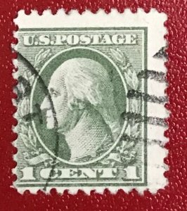 1918-20 US Scott 525 used 1 cent Washington Lot 1022