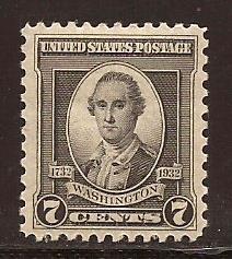 U. S.  #  712  Mint  N H