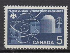 Canada - 1966 Atomic Power Sc# 449 - MNH (7387)