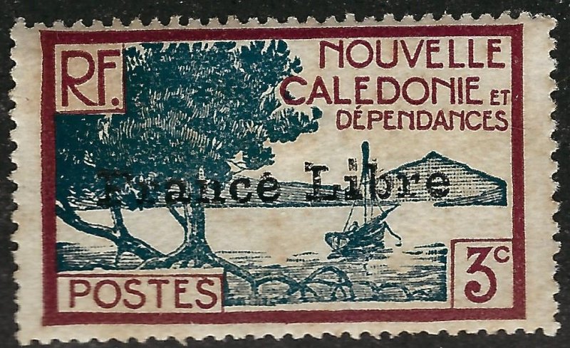 New Caledonia France Libre #219 Mint F-vf ....French Colonies are Hot!