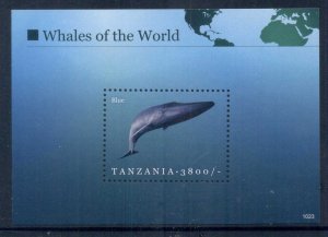 Tanzania 2011 Marine Life,Whales of the World, Blue Whale 3800/- MS MUH