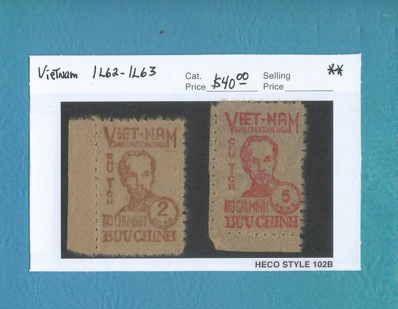 Vietnam 1L62-1L63  MNH