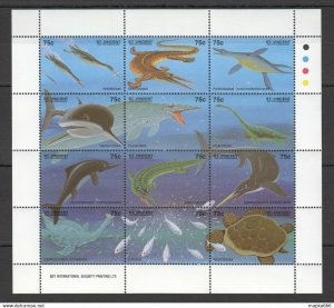 St.Vincent Fauna Reptiles Prehistoric Animals Dinosaurs 1Sh ** Stamps Pk029