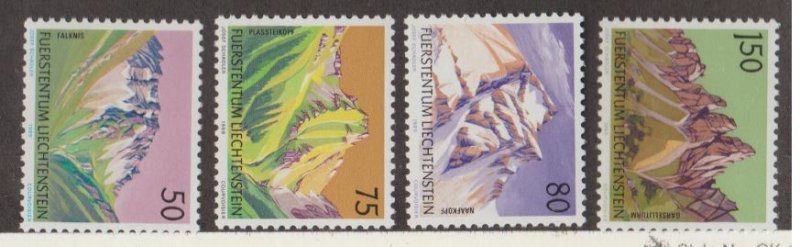 Liechtenstein Scott #911-914 Stamps - Mint NH Set