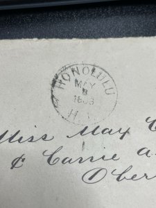 Hawaii U5 Cover Honolulu to Oberlin College 234.02 R-6 KSPhilatelics (HIxxf3)