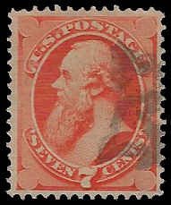 U.S. #149 Used VLH; 7c Edwin Stanton (1871) (1)