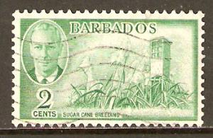 Barbados   #217  used  (1950)  c.v. $1.40