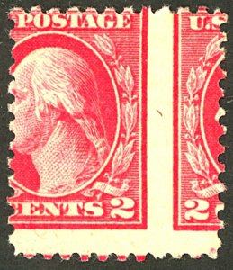 U.S. #499 MINT OG NH MISPERF