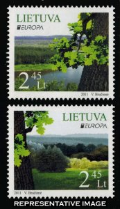 Lithuania Scott 938-939 Mint never hinged.