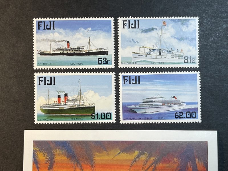 FIJI # 843-847-MINT/NEVER HINGED----COMPLETE SET & SOUVENIR SHEET----1999