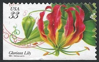 US #3312 33¢ Flower - Gloriosa Lily