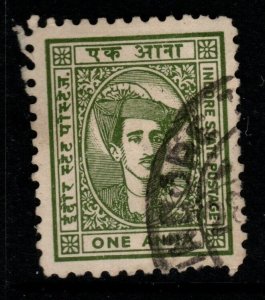 INDIA-INDORE SG38 1941 1a GREEN USED