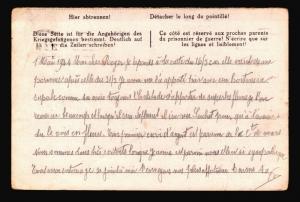 France 1944 POW Card to STALAG 29 / Paris CDS - Z14484